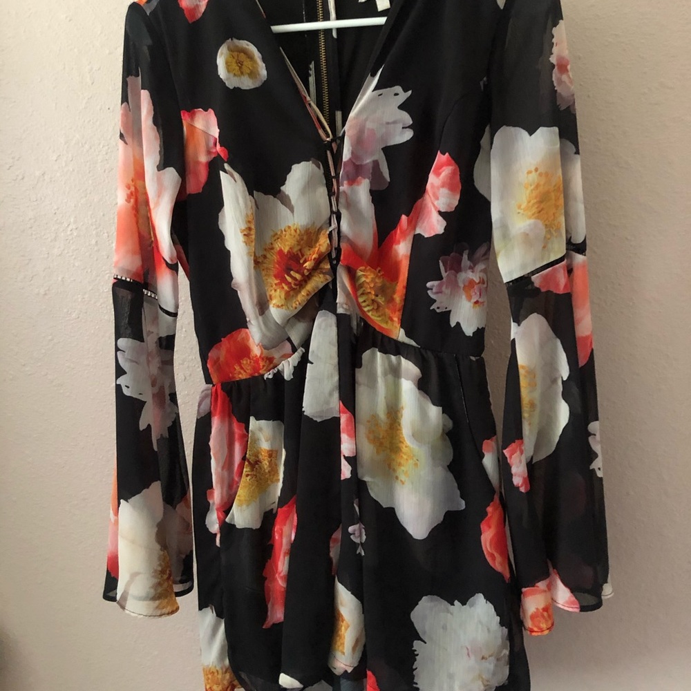 Gianni Bini dressy floral romper